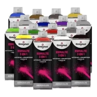 Aerosol Pintura Brillospray Max 3en1 - 240 Cc Sinteplast Color Marrón Africano