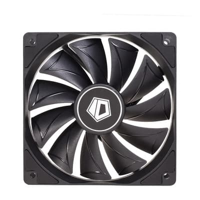Ventilador 120mm Id-cooling Xf-12025-sd 1800rpm Pwm 4 Pines Antivibración 75cfm Negro