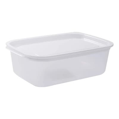 Recipiente De Comida De Refrigerador Rectangular Con Tapa Tr