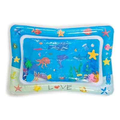 Alfombra Sensorial Inflable Con Aire Y Agua 4230 Bebé Love Pez