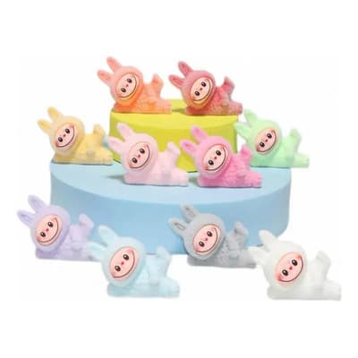 Muñecos Figuras Mini Labubu Sorpresa X1 Lazy Yoga