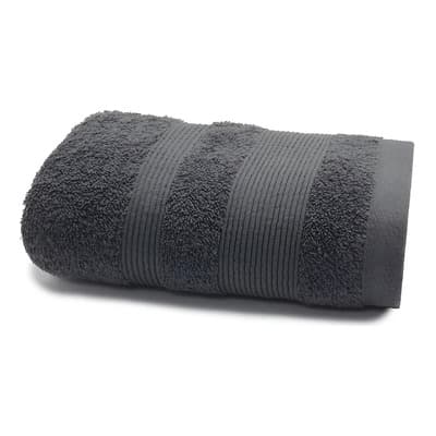 Toalla Lisa 100% Algodón 500 Grs/m2 Arcoiris Color Detroit Gris Plomo