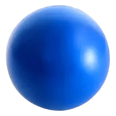 Pelota Para Recuperación Mano Chica Goma Espuma Azul