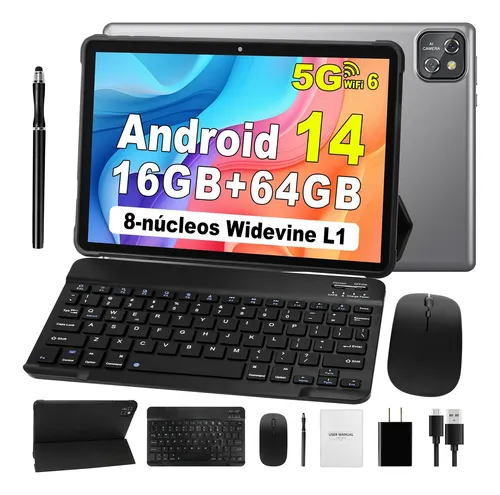 Tablet Android 14 10.1'' Hd 16+64gb Ram Wifi 6 Octa-core