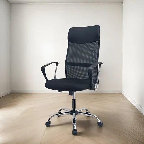 Sillón Gerencial De Oficina Darwin - Desillas Negro Mesh/tela Malla