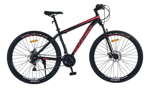 Bicicleta Mtb Overtech R29 Q5 21v Freno A Disco Shimano 12x Color Negro/rojo/rojo Tamaño Del Cuadro Xl
