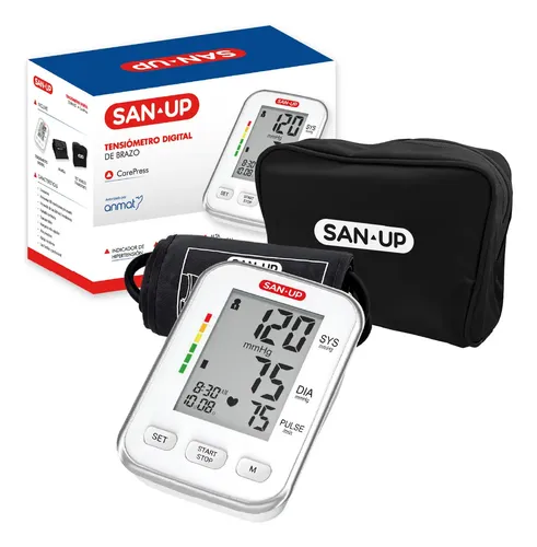 Tensiómetro Digital De Brazo San-up Carepress Su-ted301 Blanco