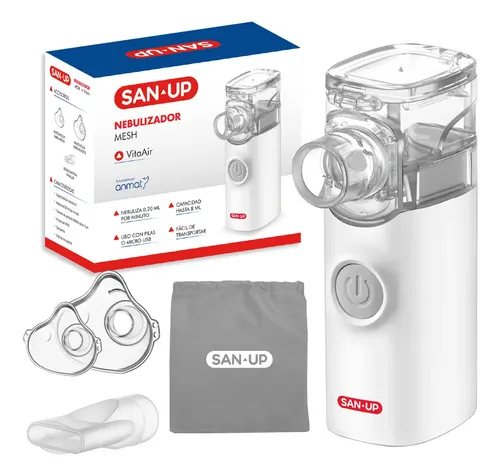 Nebulizador Mesh San-up Vitaair 8ml Silencioso Portátil Usb/pilas Blanco