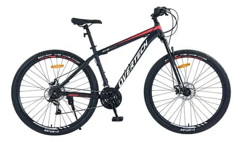 Bicicleta Mtb Overtech R29 Q5 21v Freno A Disco Shimano 12x Color Negro/rojo/blanco Tamaño Del Cuadro M