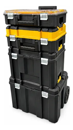 Combo 4 Cajas Herramientas Dewalt Tstak Modular Apilables