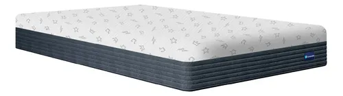 Colchón De Espuma En Caja Freestyle Box 140x190 La Espumería Gris Claro Gris Oscuro