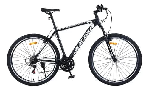 Bicicleta Mtb Overtech R29 Q3 Con Suspensión Tamaño Del Cuadro L Negro/blanco