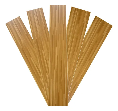 Piso Autoadhesivo Vinílico Pvc 2mm Símil Madera Cajax5mts2