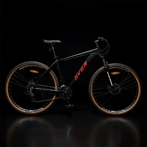 Bicicleta Mtb Overtech Fortis Sport R29 Aluminio Full Shimano Altus, 24 Velocidades, Freno A Disco, Con Suspensión, Color Negro/rojo, Tamaño Del Cuadro S