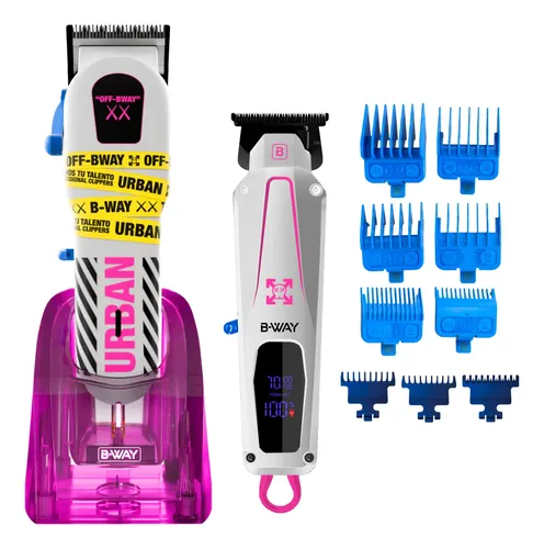 Combo Bway Urban New + Cutz Clipper Y Trimmer Profesional Blanco