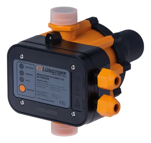Regulador Automático De Presión Lusqtoff Mps-1 10bar Naranja 50 Hz