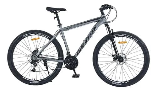 Bicicleta Mtb Overtech R29 Q5 21v Freno A Disco Shimano 12x Color Gris/negro Tamaño Del Cuadro S