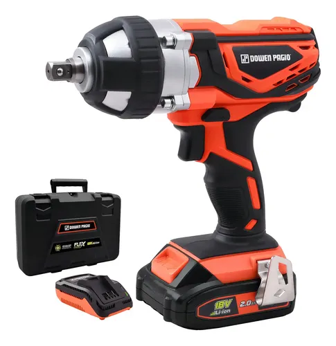 Llave Impacto Bateria Ion Litio 18 V Dowen Pagio 9993139 Naranja 0