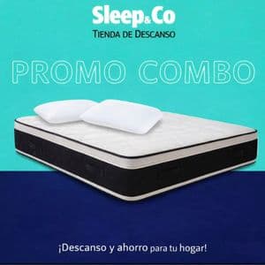 Combo Colchòn Doble Europillow 2 Plazas y Almohadas