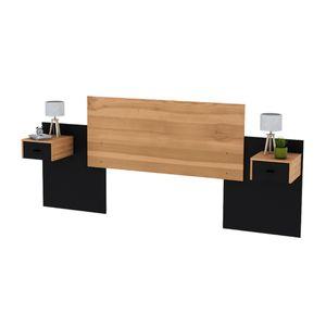 Respaldo de cama Centro Estant Dali 140-160 Negro Paraiso