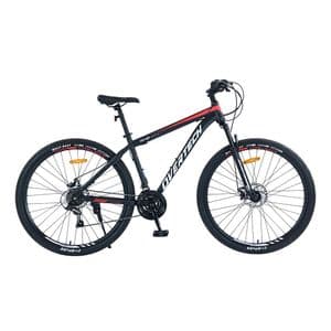 Bicicleta Mtb Overtech Q5 R29, 21V Freno a Disco, Suspensión, Negro/Rojo/Blanco L